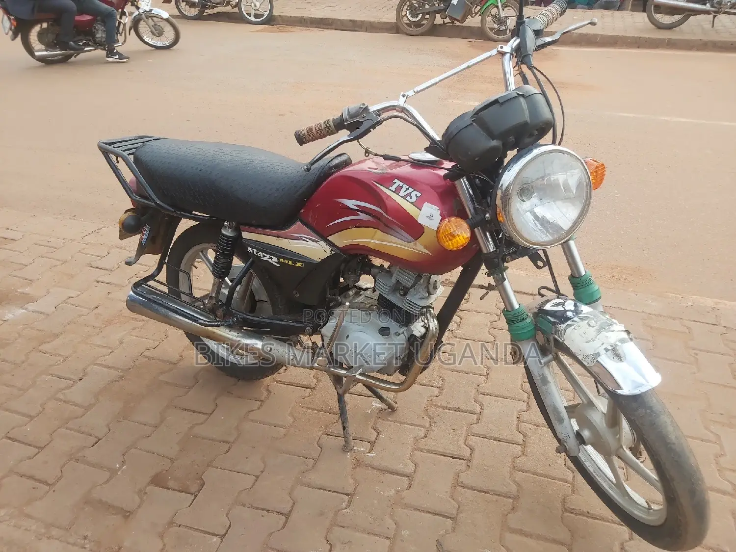 TVS XL 100 2017 Red