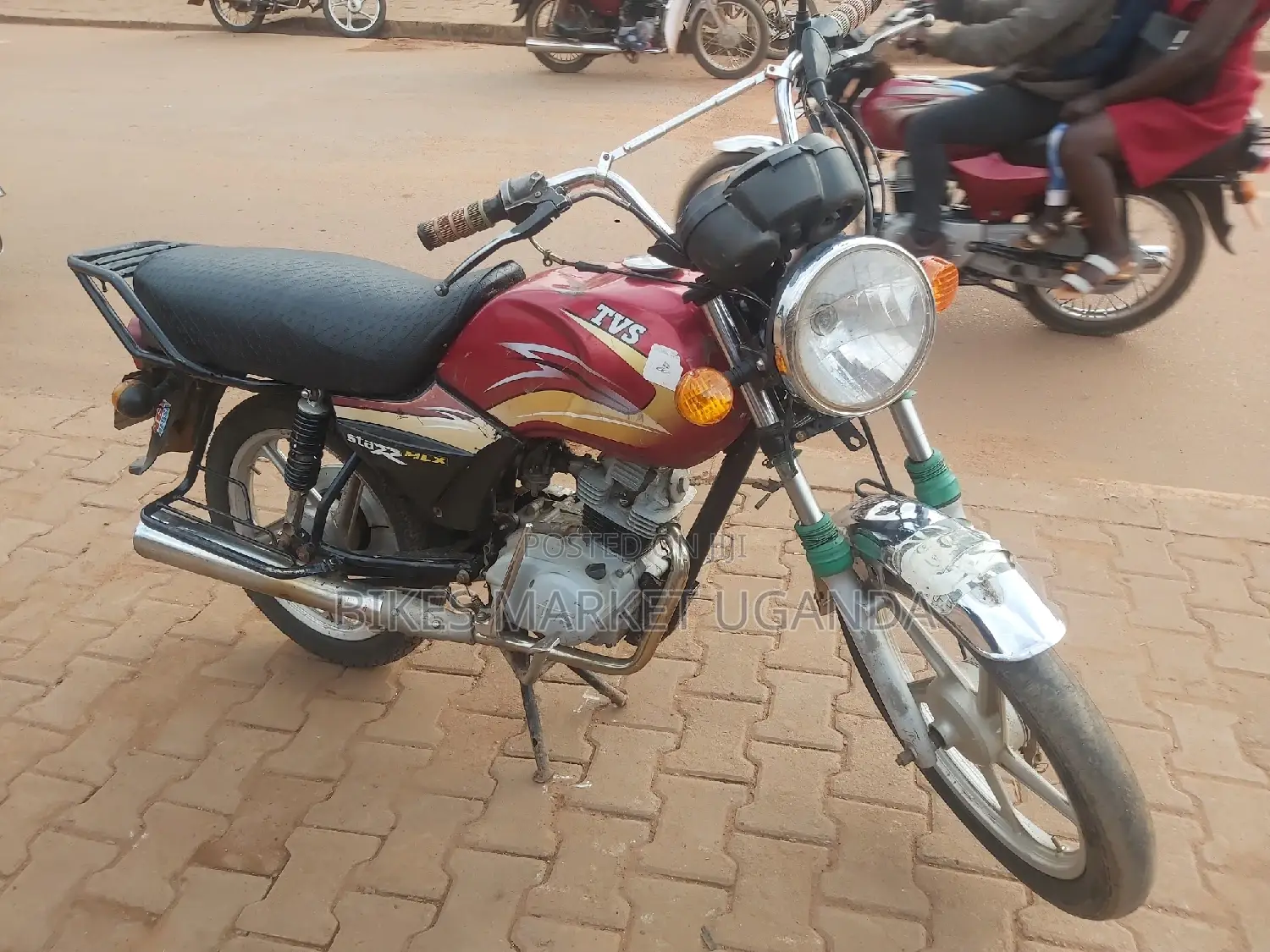 TVS XL 100 2017 Red