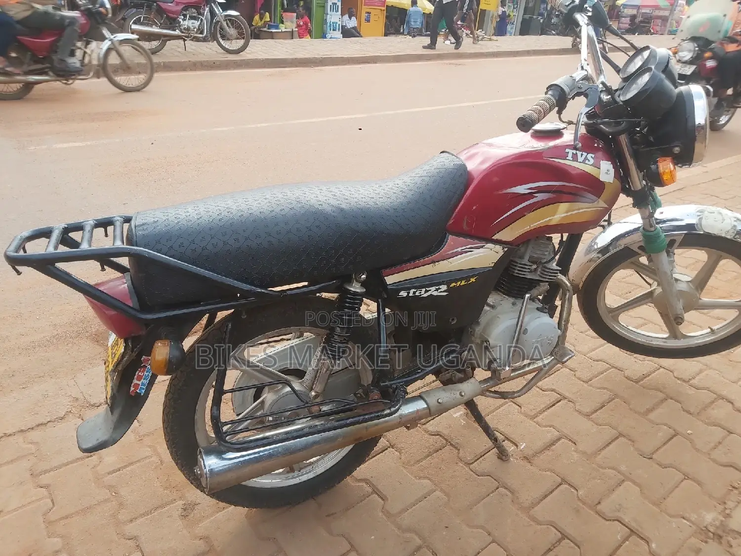 TVS XL 100 2017 Red