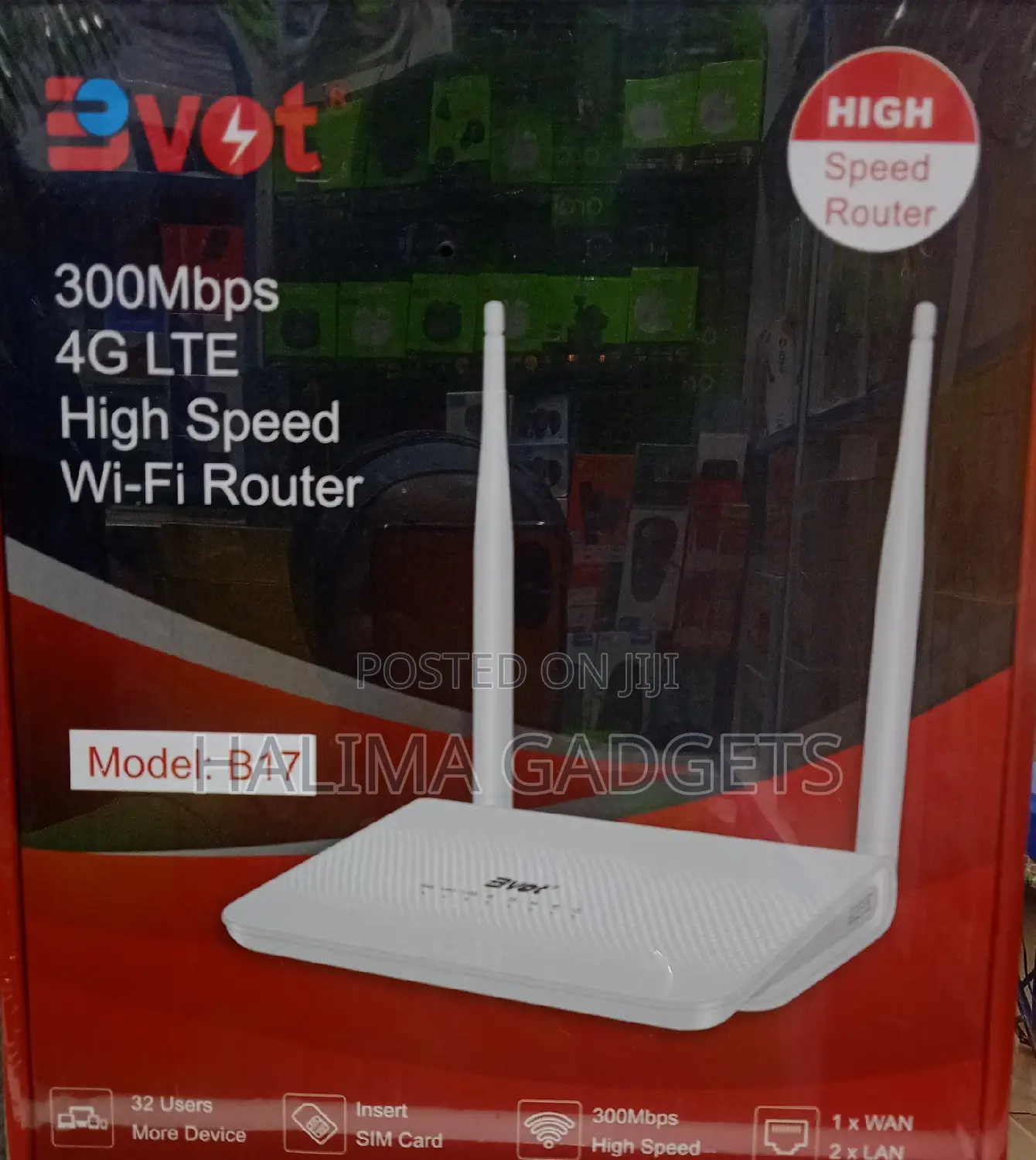 Bvot 300mbps 4g Lite High-Speed Wi Fi Rounter