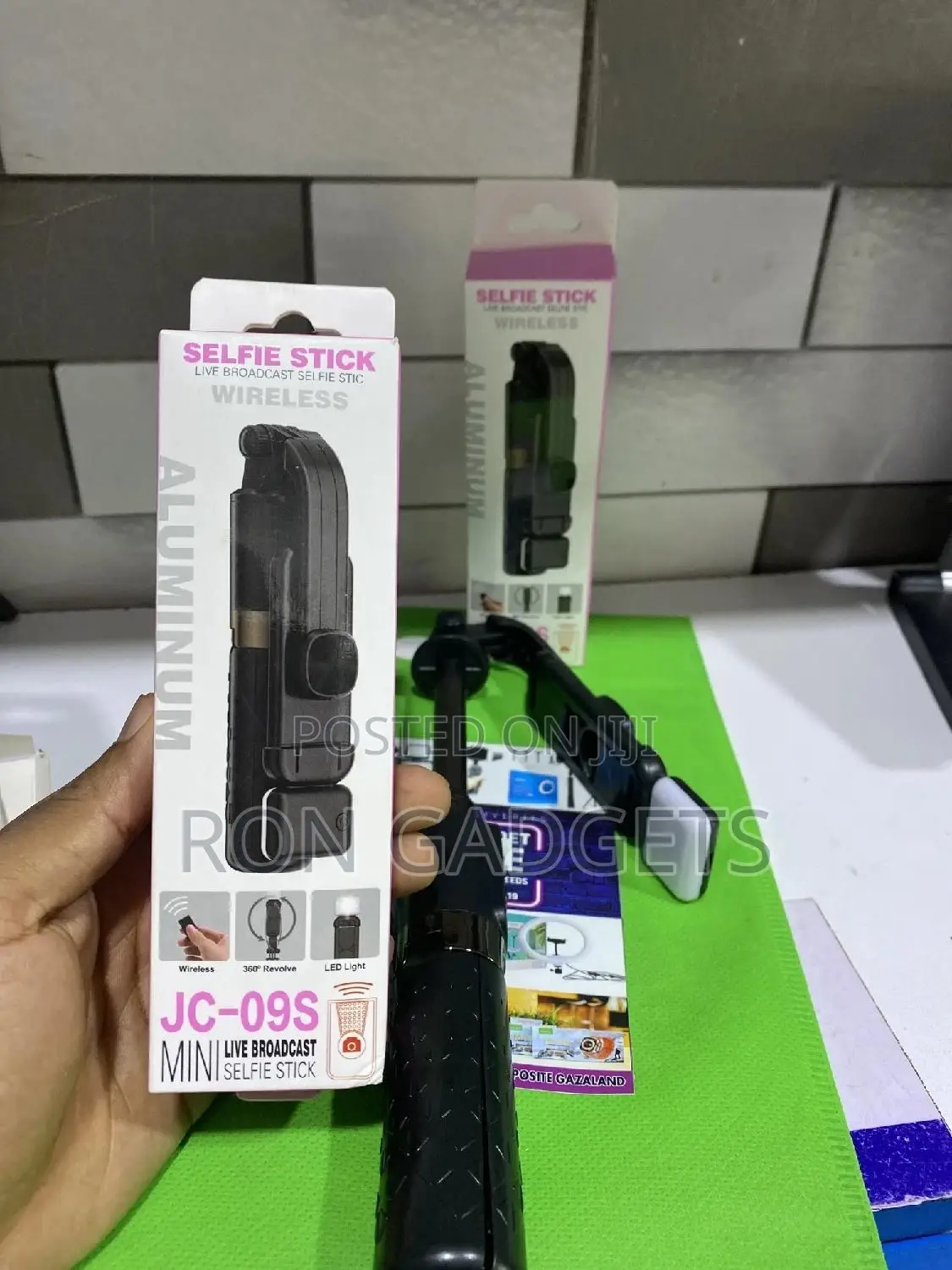 Selfie Stick With Light