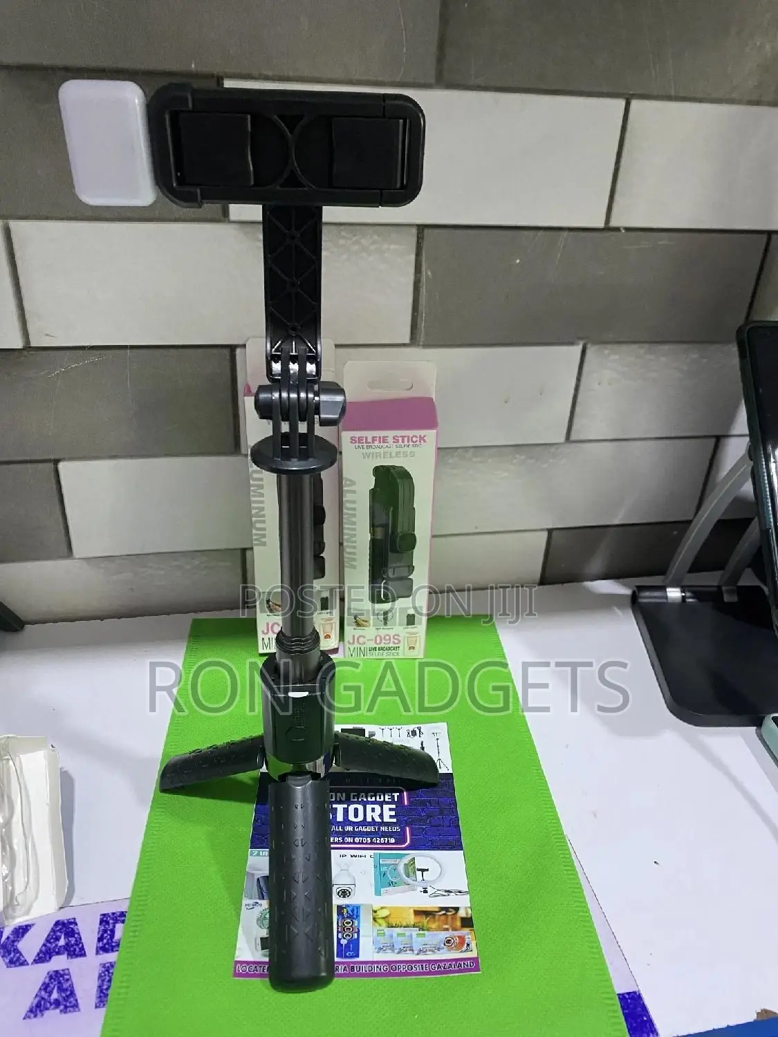 Selfie Stick With Light