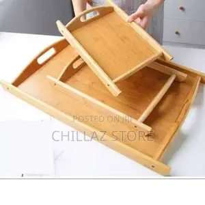 3pieces Wooden Serving Trays.