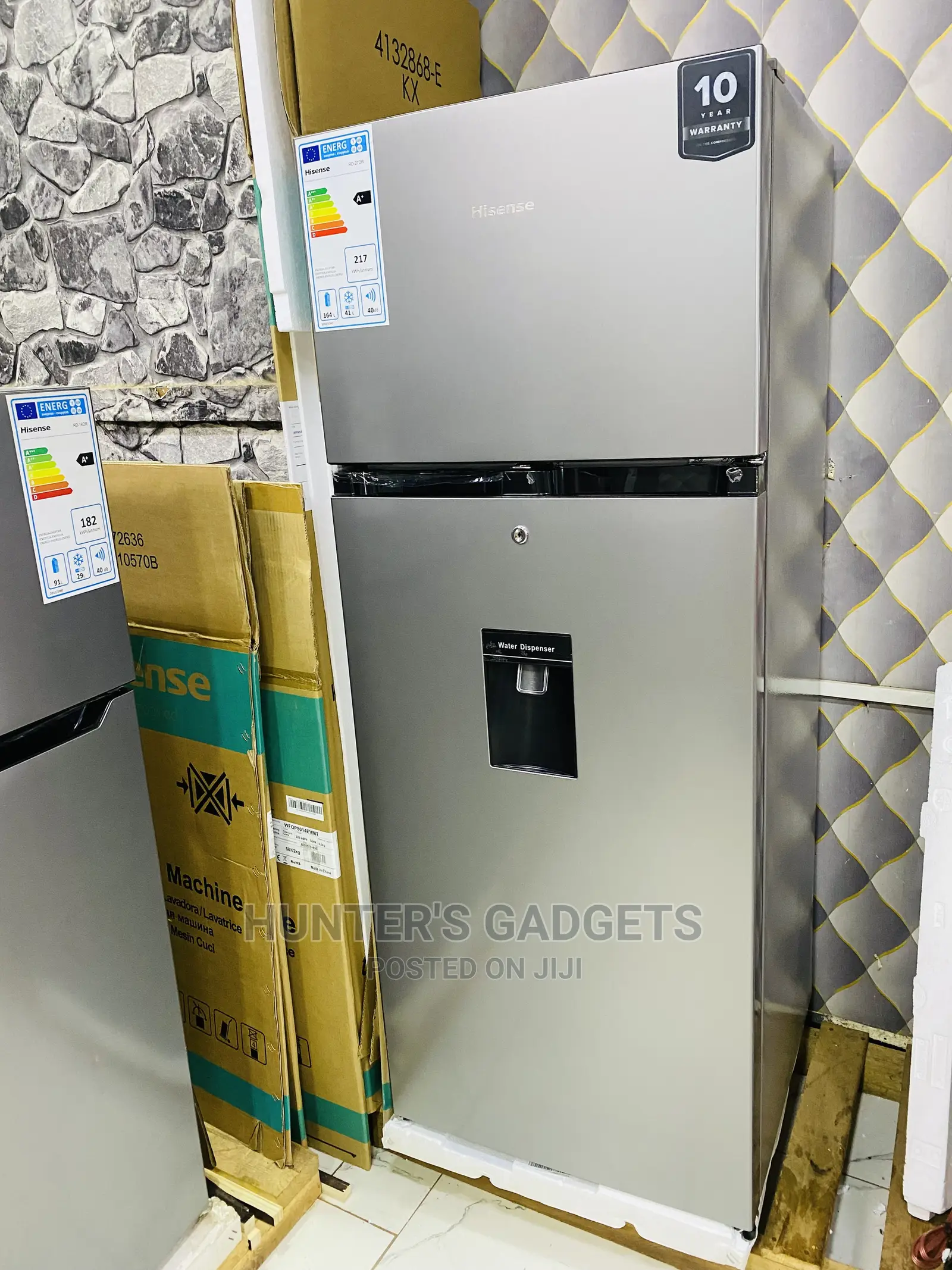 Hisense 270 Litres Double Door Brand New Fridge