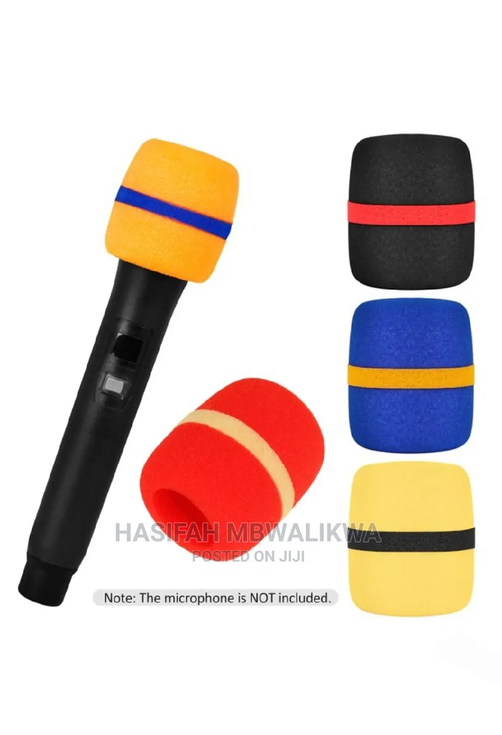 5 Pack Thick Foam Microphone Covers