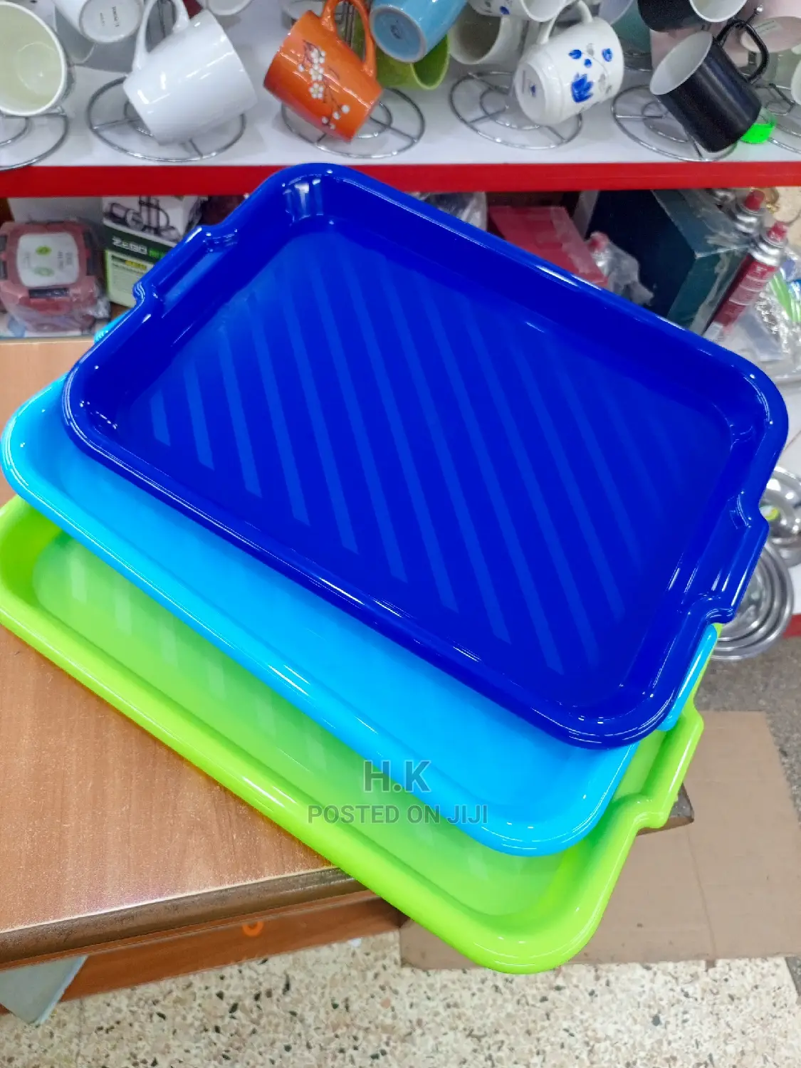 3pc Plastic Tray Set