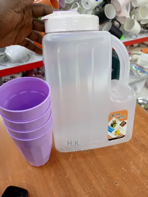 4L Fridge Bottle With Glass
