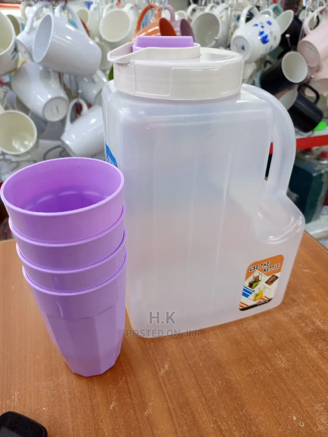 4L Fridge Bottle With Glass
