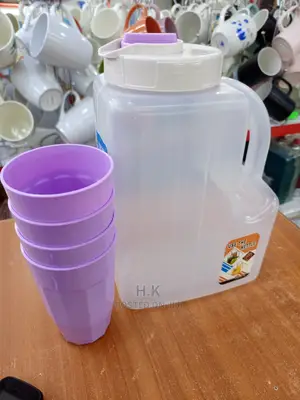 4L Fridge Bottle With Glass
