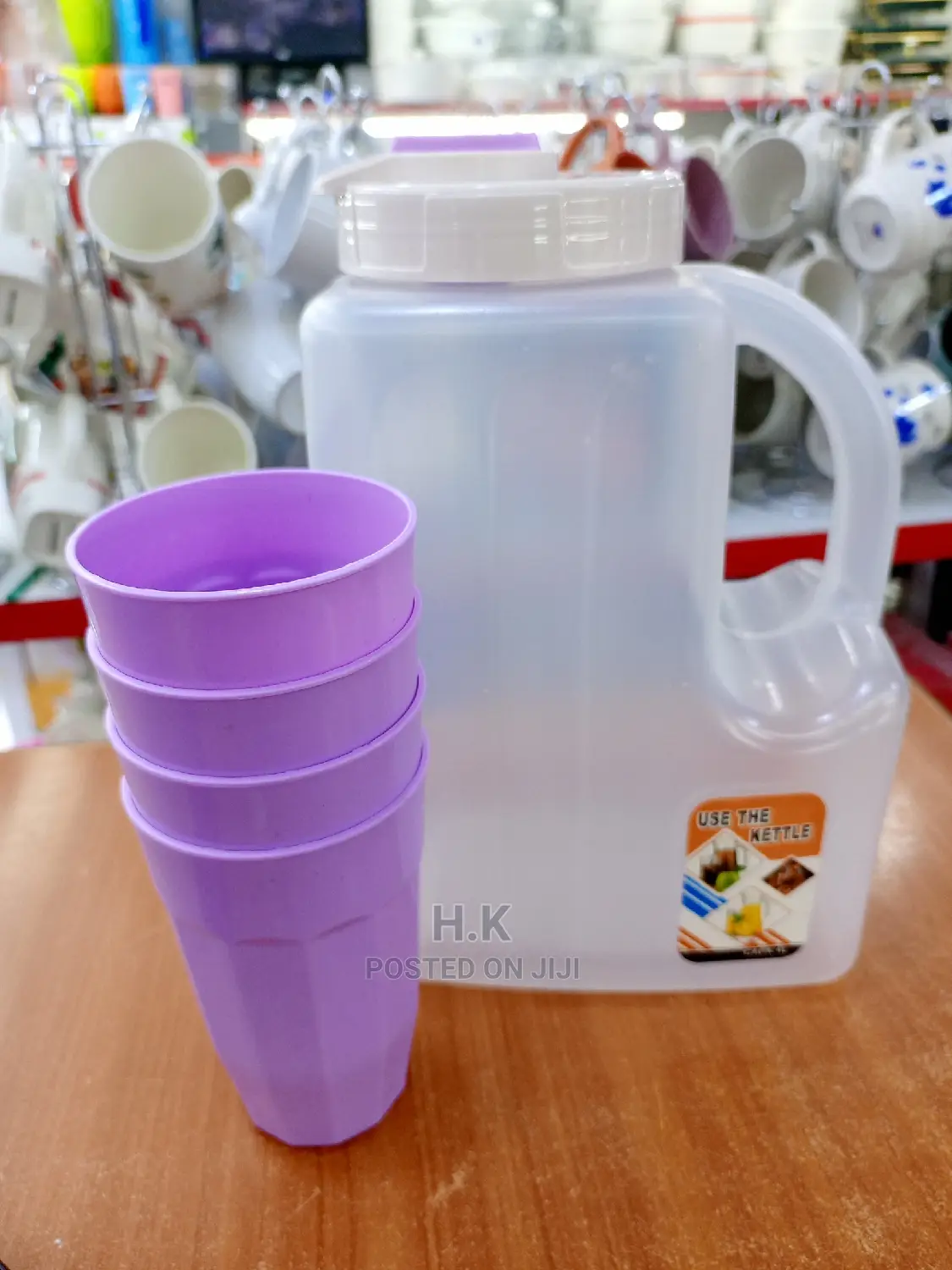 4L Fridge Bottle With Glass