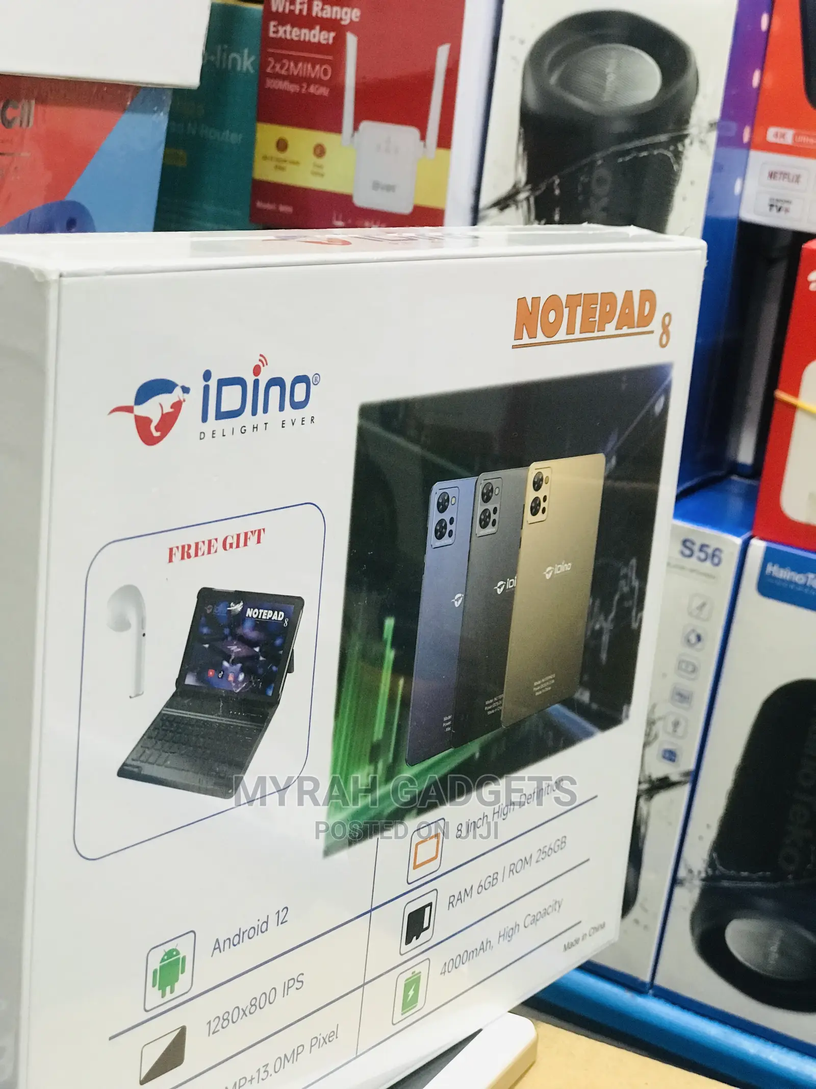 New Idino Note Pad 8 256 GB Gray