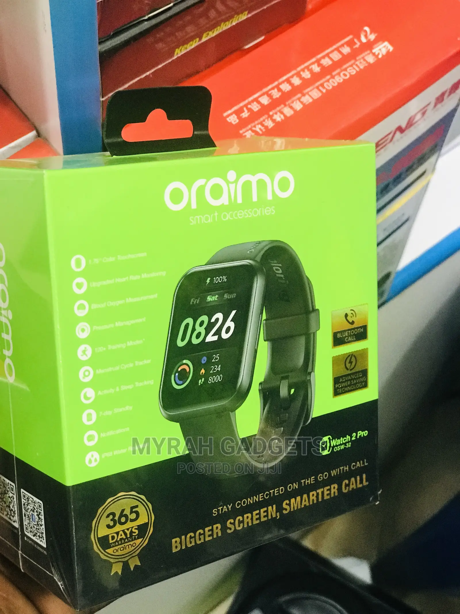 Oraimo Bigger Screen Smarter Call Watch PRO 2.,;: