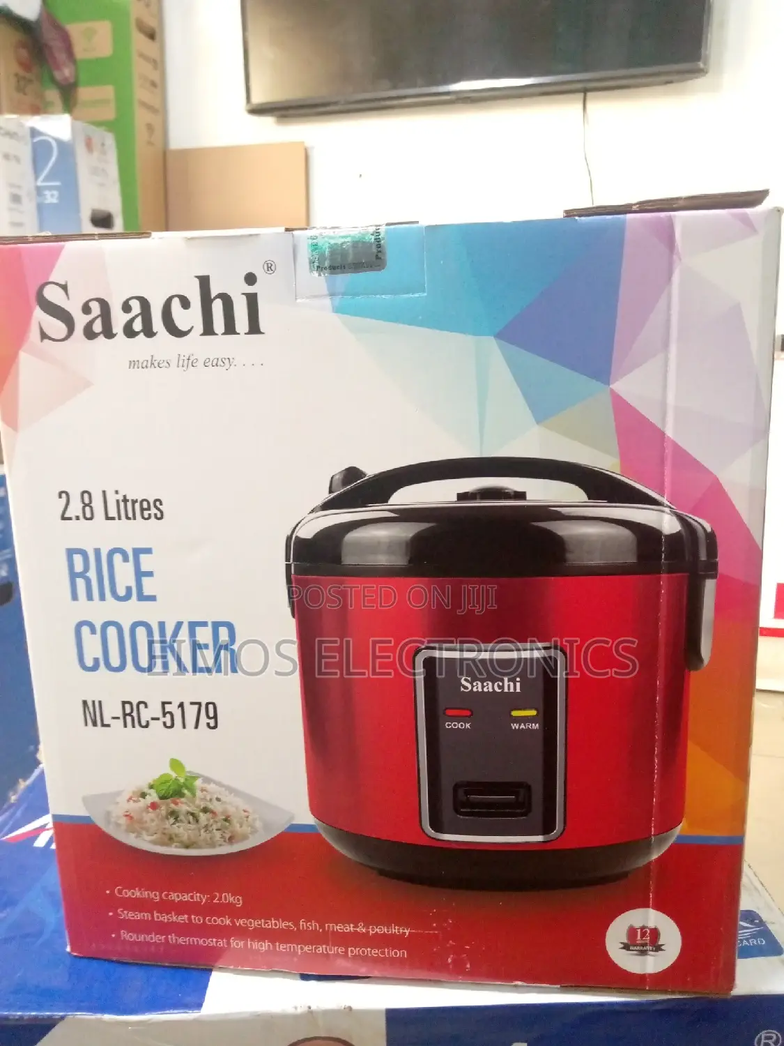 2.8 Litres Saachi Rice Cooker
