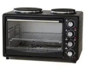 45L Saachi Electric Oven With Double Hotplate