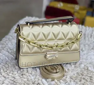 Ladies Classic Designer Handbag - Gold