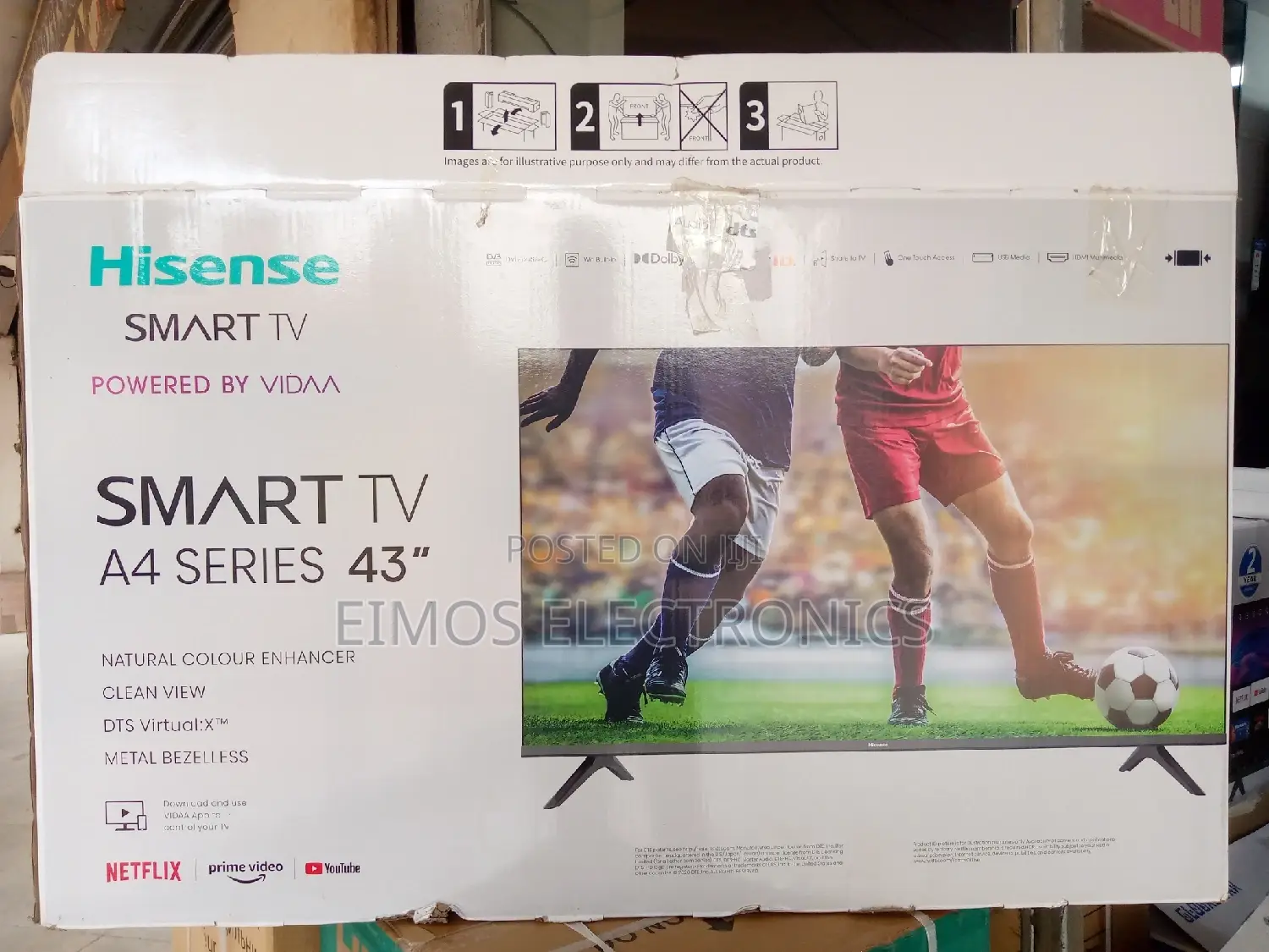 43" Hisense Smart TVS