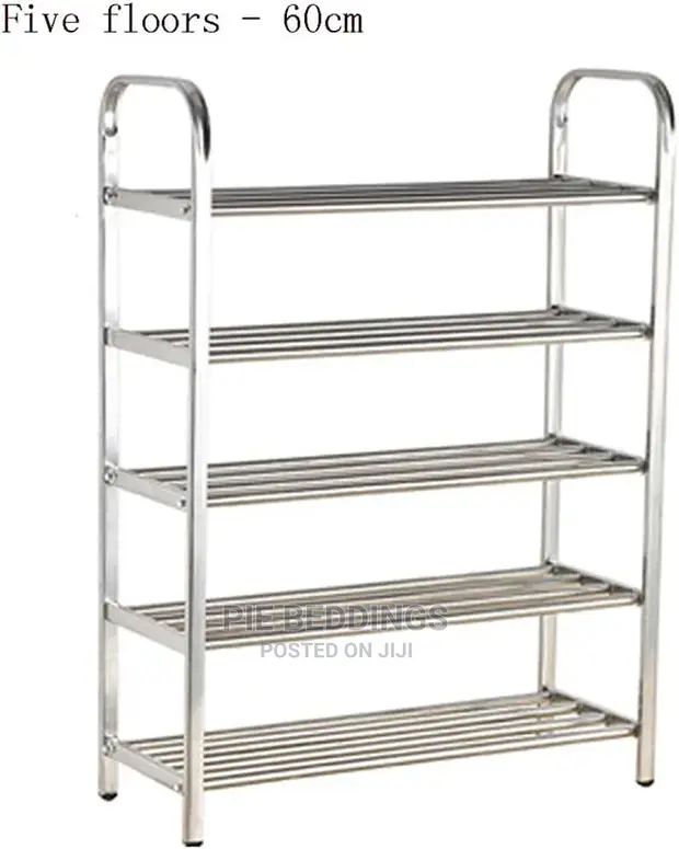 Steel Step Shoe Rack in Central Division Storage