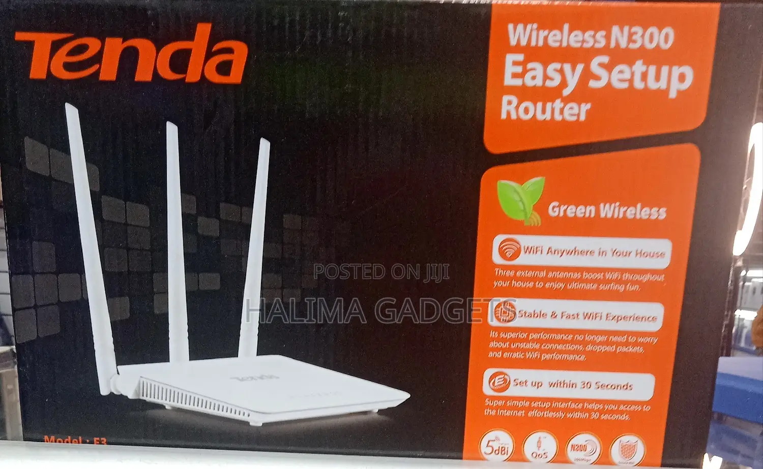 Tenda Wireless N300 Easy to Setup Router