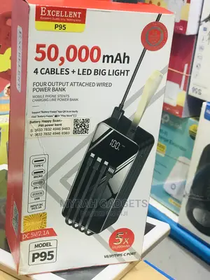 Photo - Excellent 50000mah Wired Power Bank . ;: