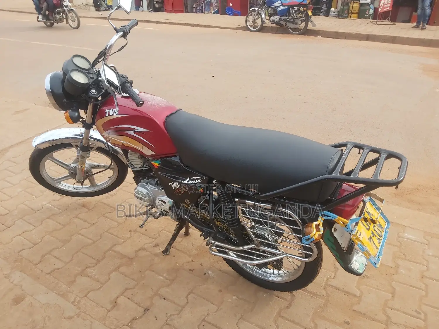 TVS XL 100 2017 Red