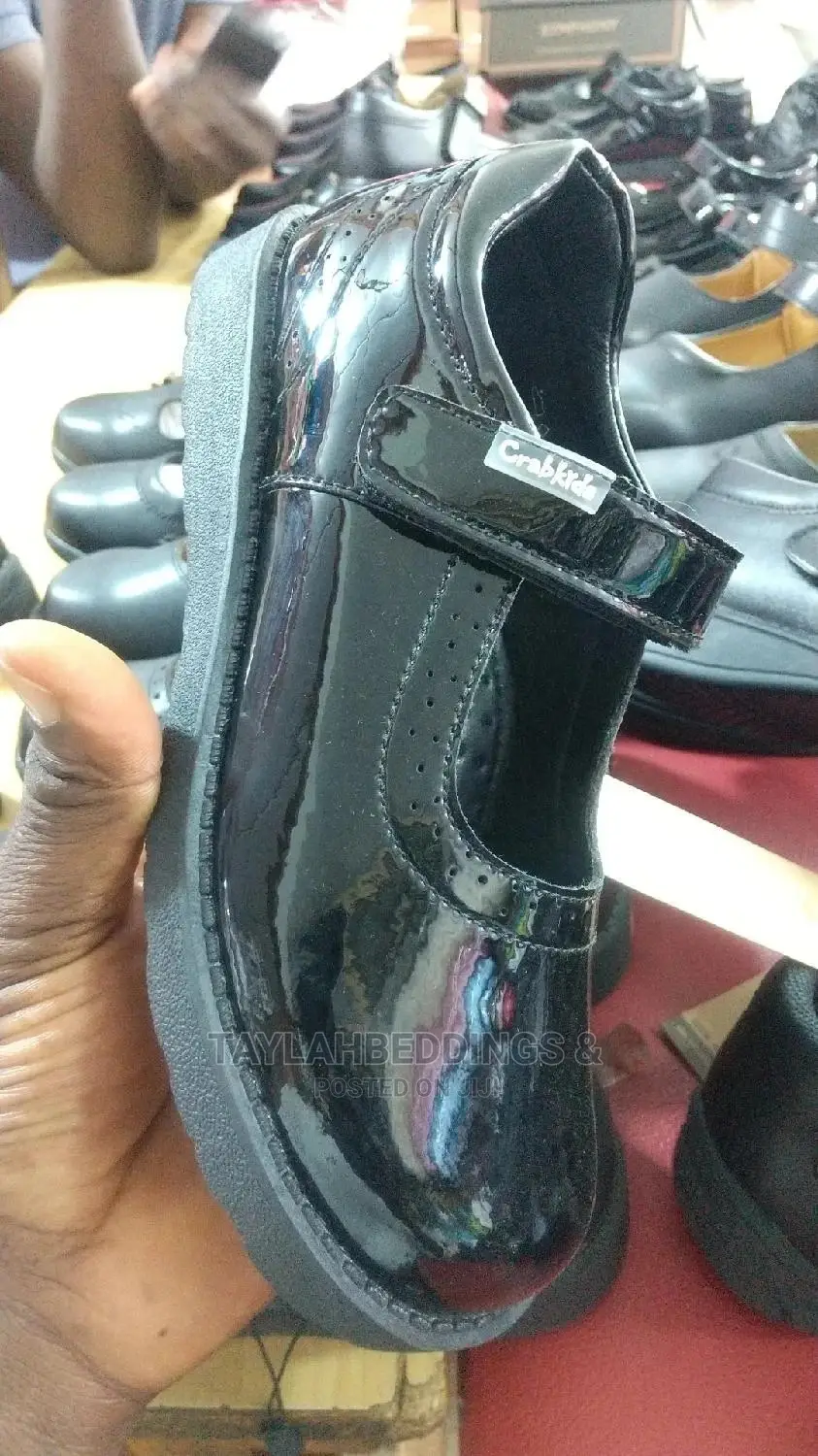 Non-Shoe Polish Black Shoes