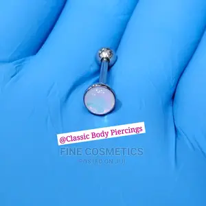 1PC Tongue Barbell, Opal Tongue Jewelry Ring Quality Jewelry