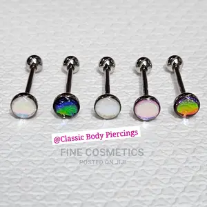 1PC Tongue Barbell, Opal Tongue Jewelry Ring Quality Jewelry