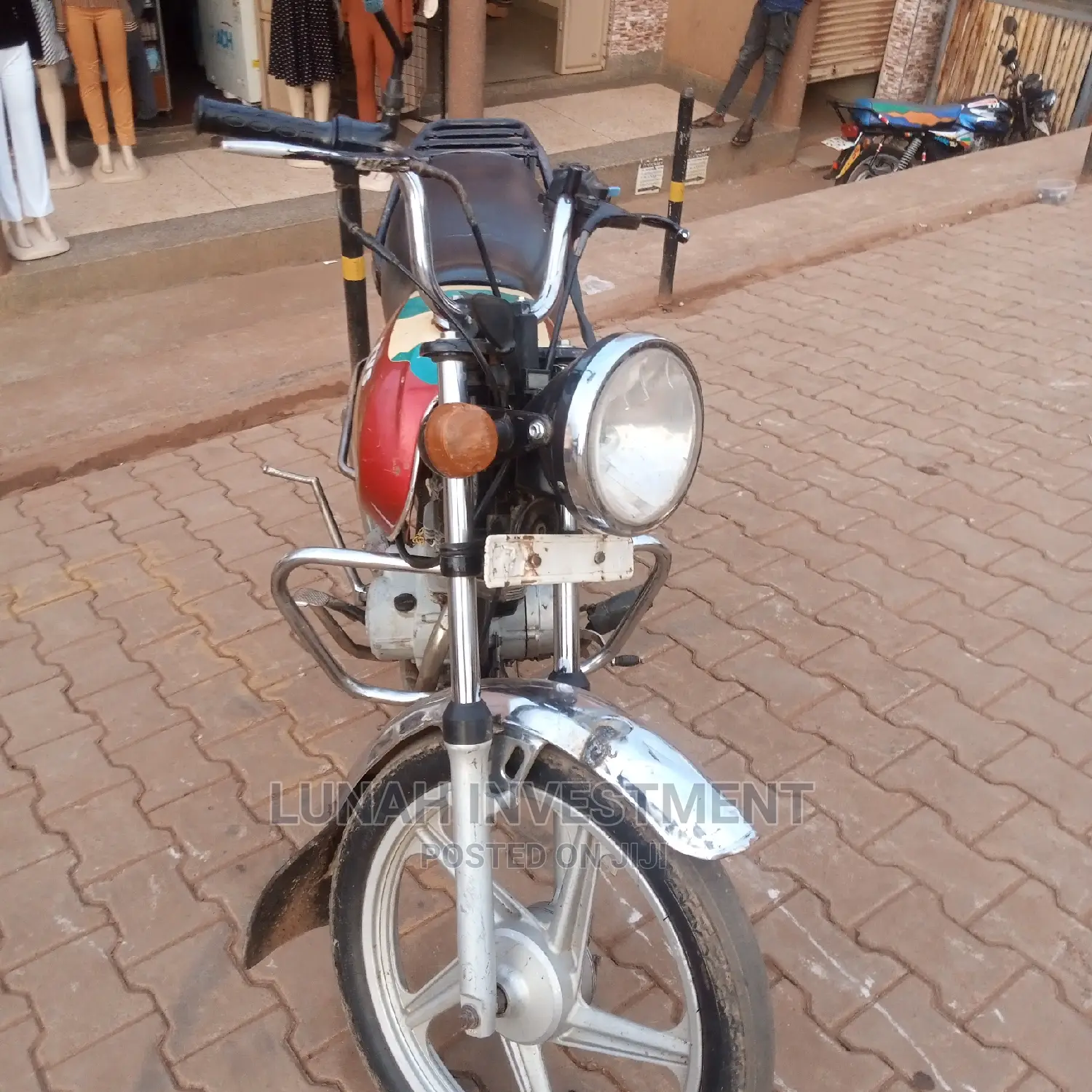 TVS XL 100 2018 Red