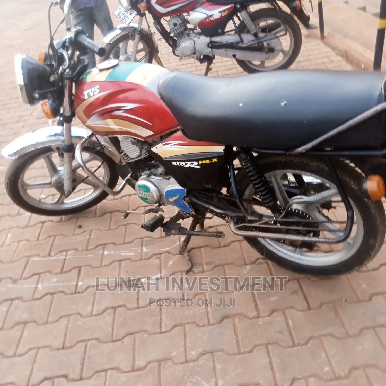 TVS XL 100 2018 Red