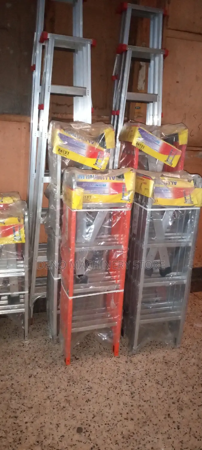 Aluminum and Fiberglass Ladders