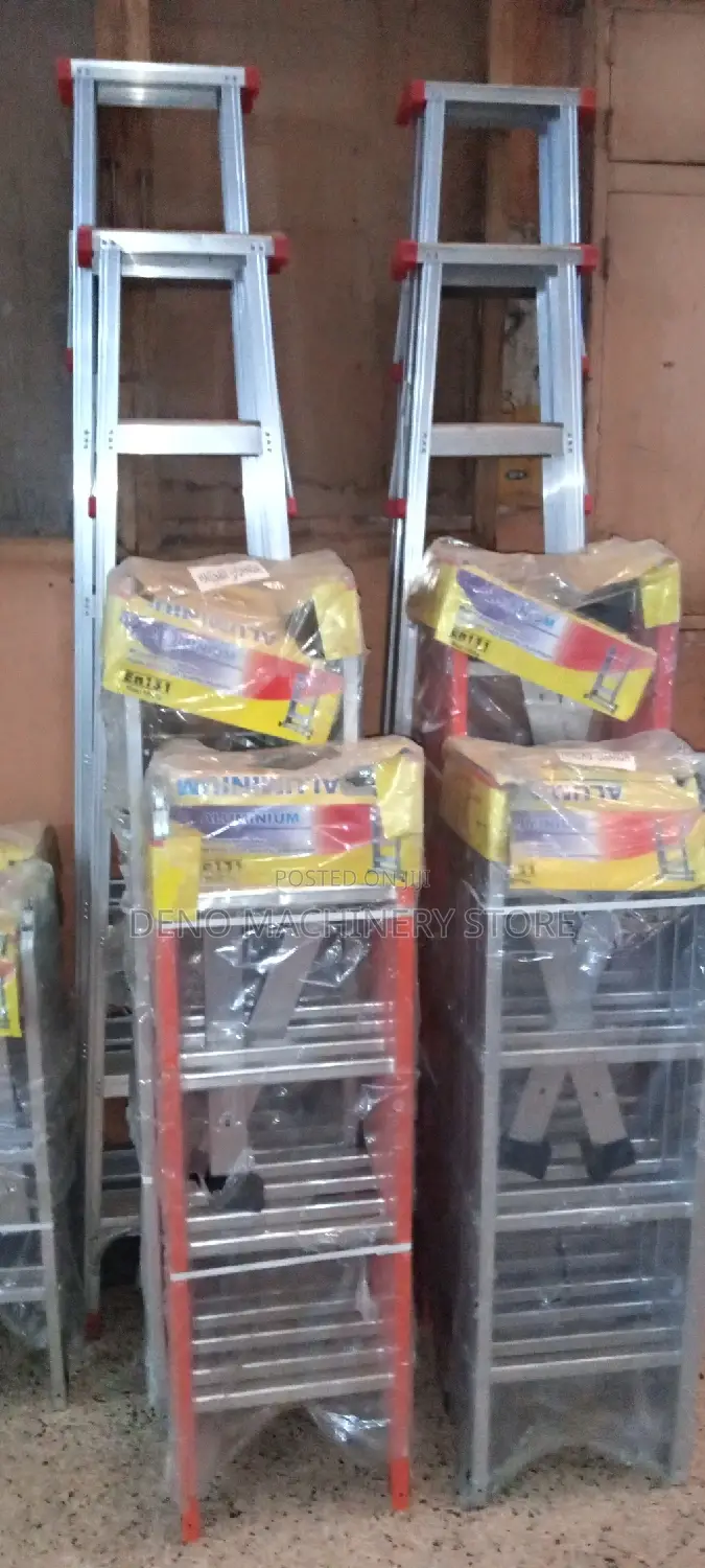 Aluminum and Fiberglass Ladders