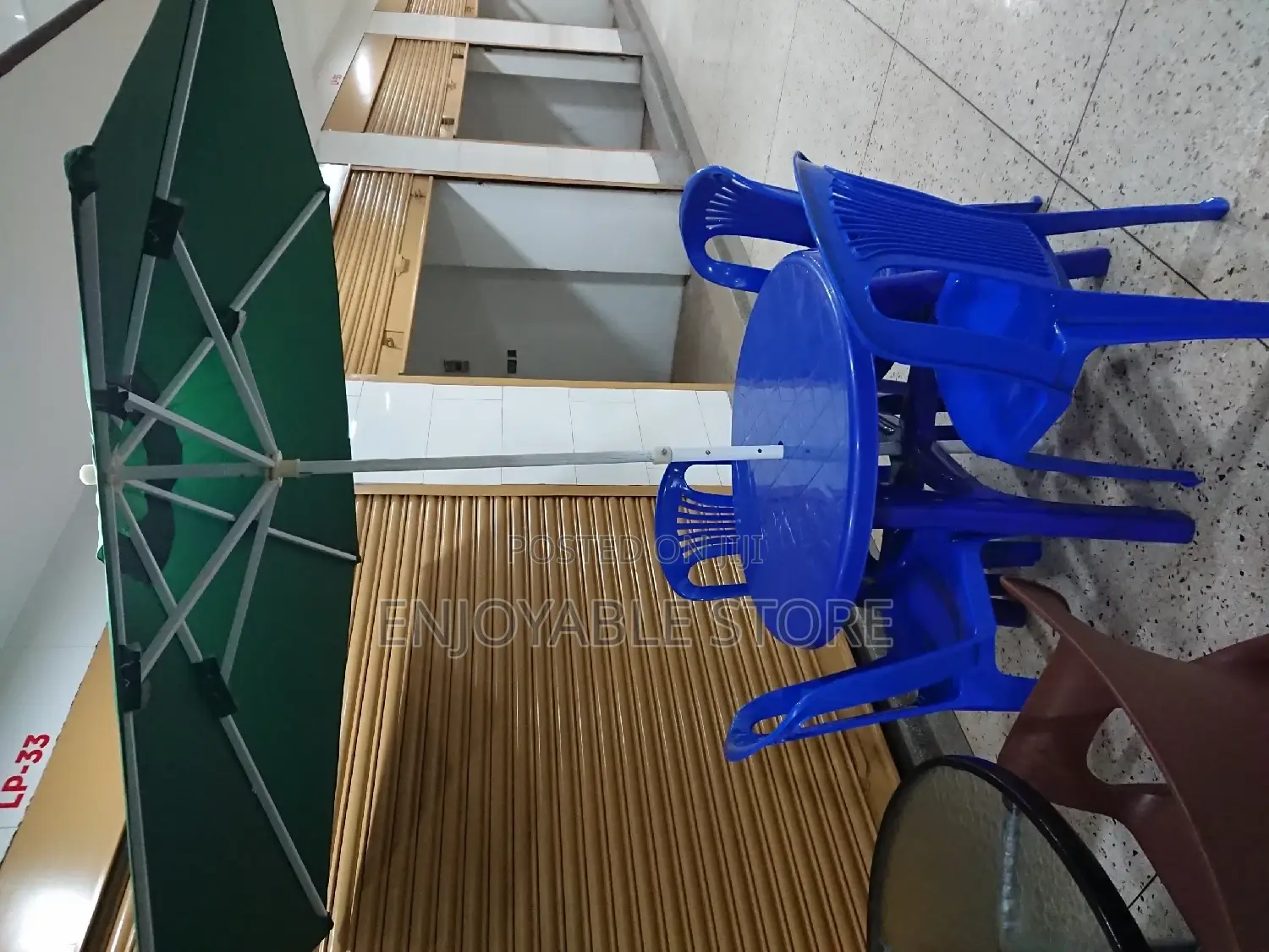 Plastic Table and 4 Chairs
