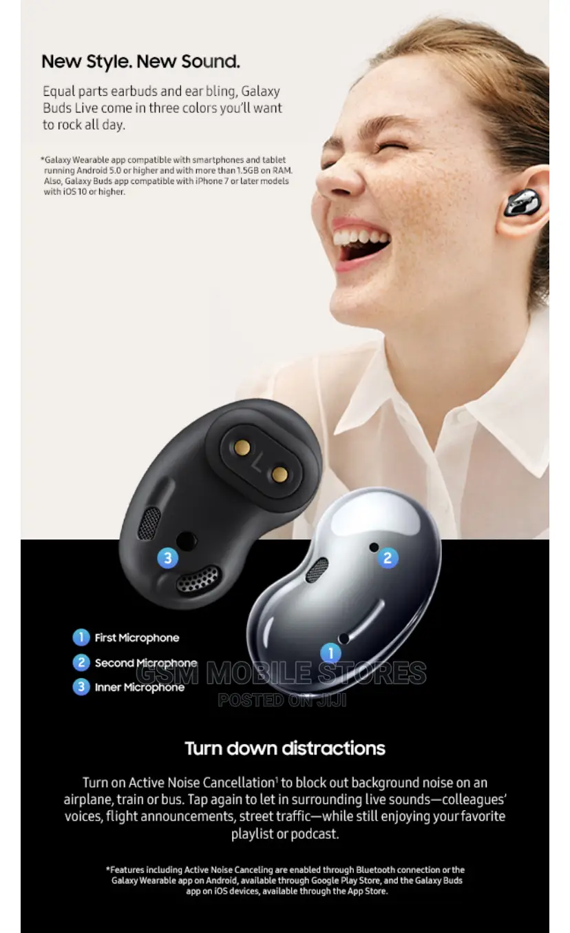 Galaxy Buds Live Wireless Earbuds US Active Noise Cancelling