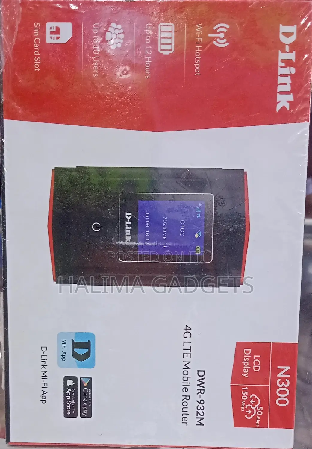D Link 4glte Mobile Router LCD Display