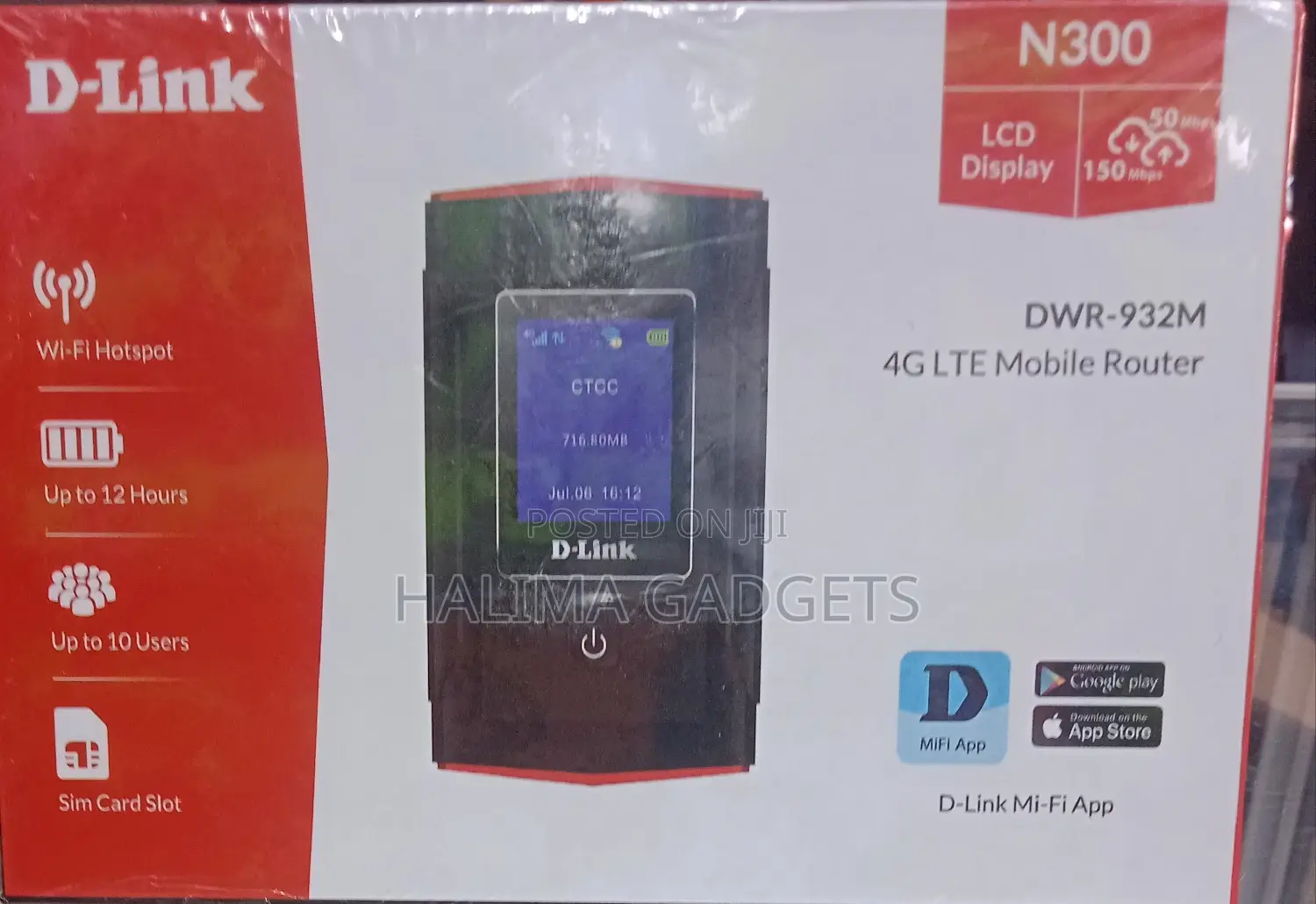 D Link 4glte Mobile Router LCD Display