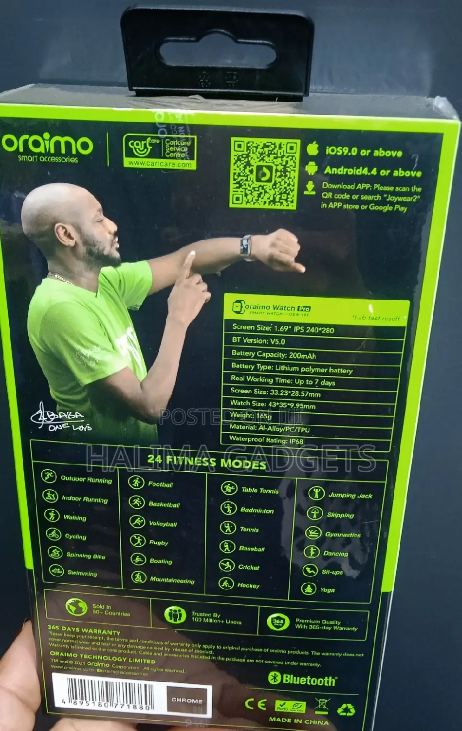 Oraimo Watch Pro Smart Watch Osw 16p