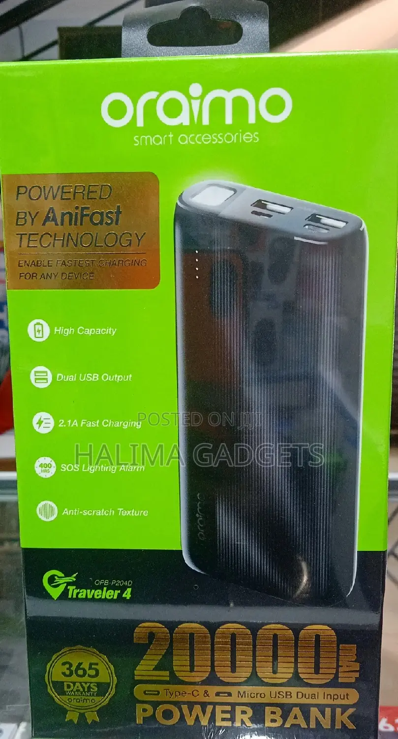 Type C Traveler 4 20000mah