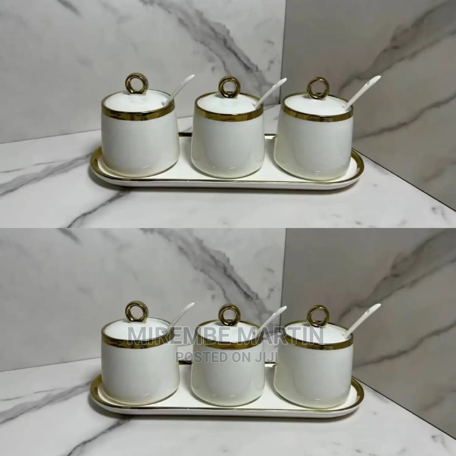 Spice Jar Set With Tray