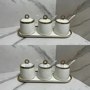 Spice Jar Set With Tray