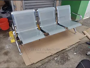 Brand New Metallic 3-Seater Waiting Chairs