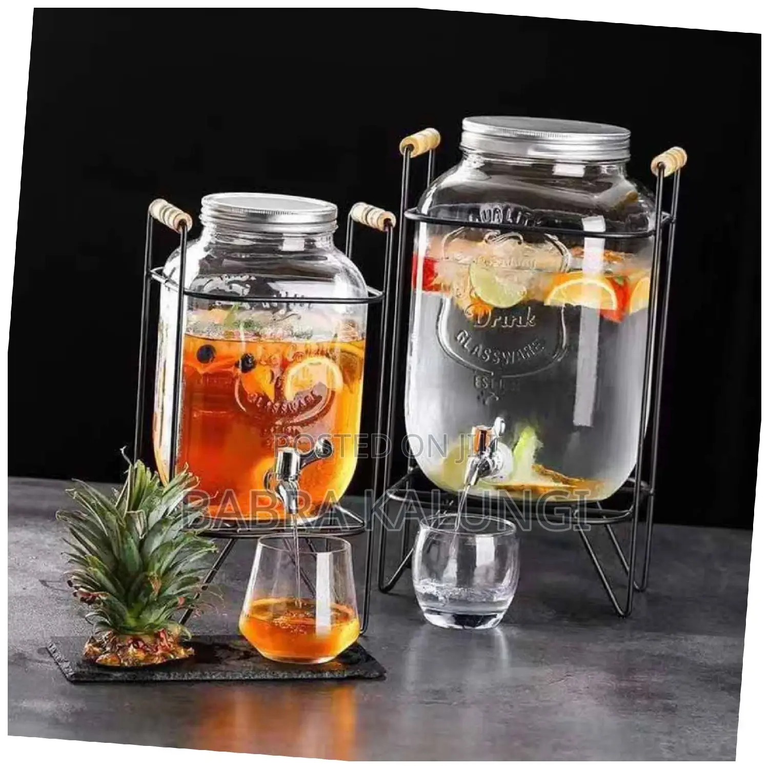 Glass Juice Dispenser