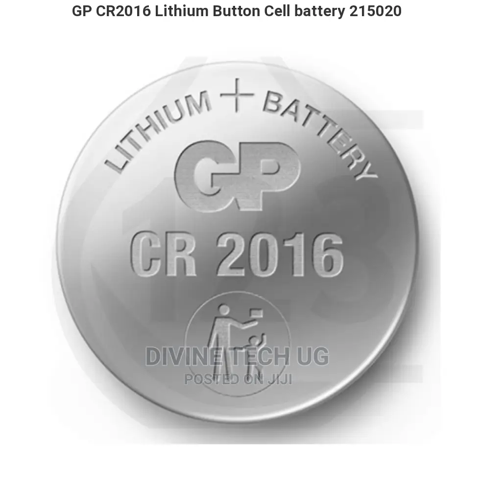 CR 2016 Lithium Batteries - A Pack of 5 Pieces