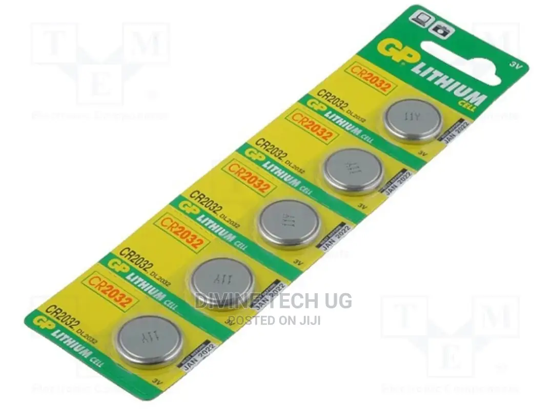 CR 2032 Lithium Battery - Apack Of 5 Pieces