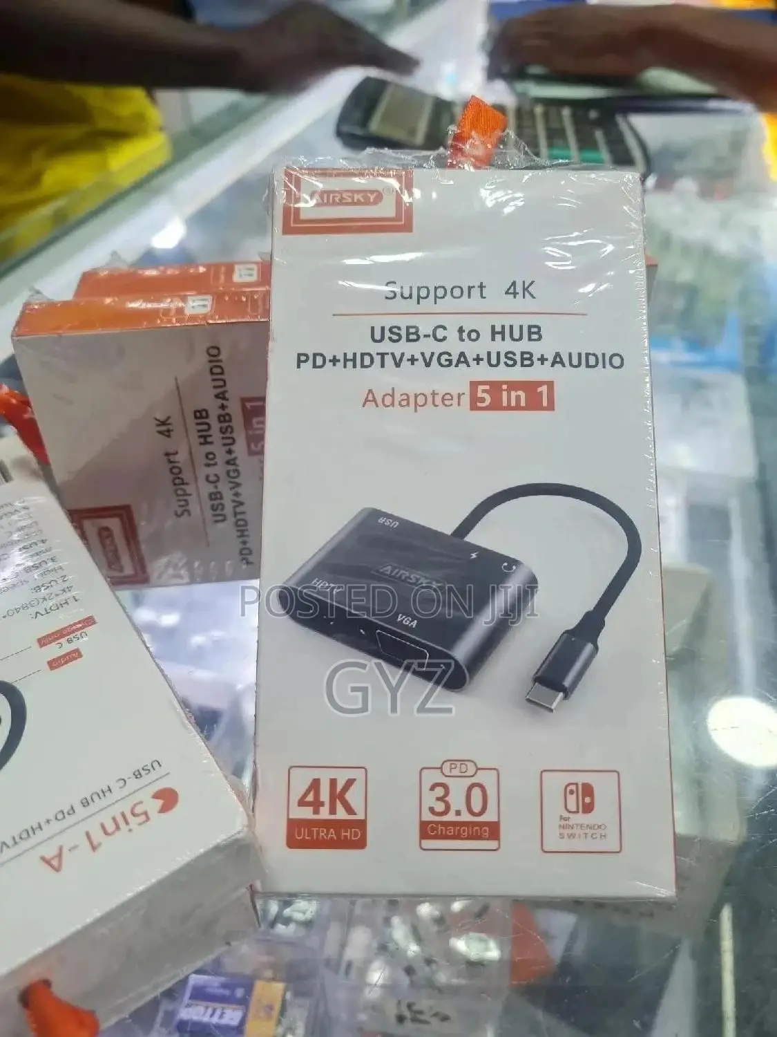 Type C to HDMI to VGA to Usbd to Audio