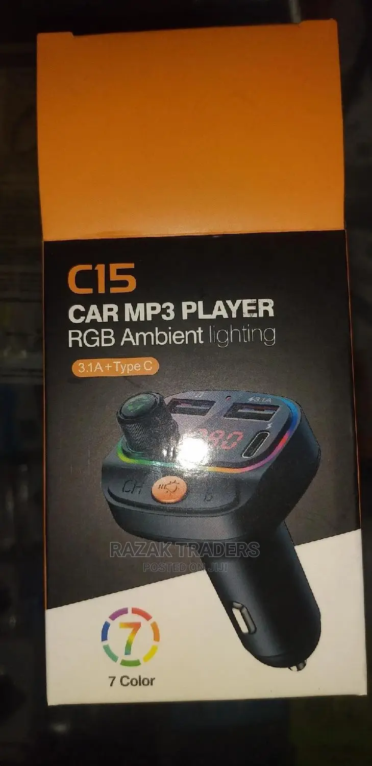 C15 Multifunctional Car USB Charger Bluetooth FM Transmitter