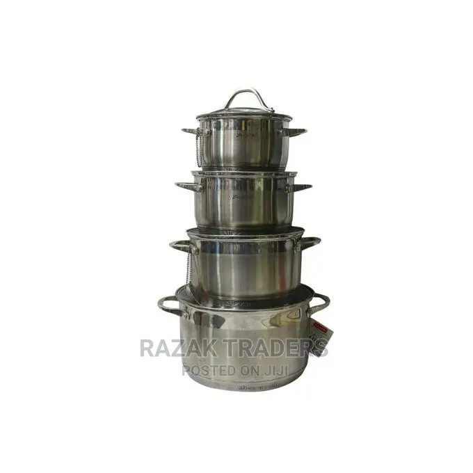 4pcs Hard Core Steel Sourcepans