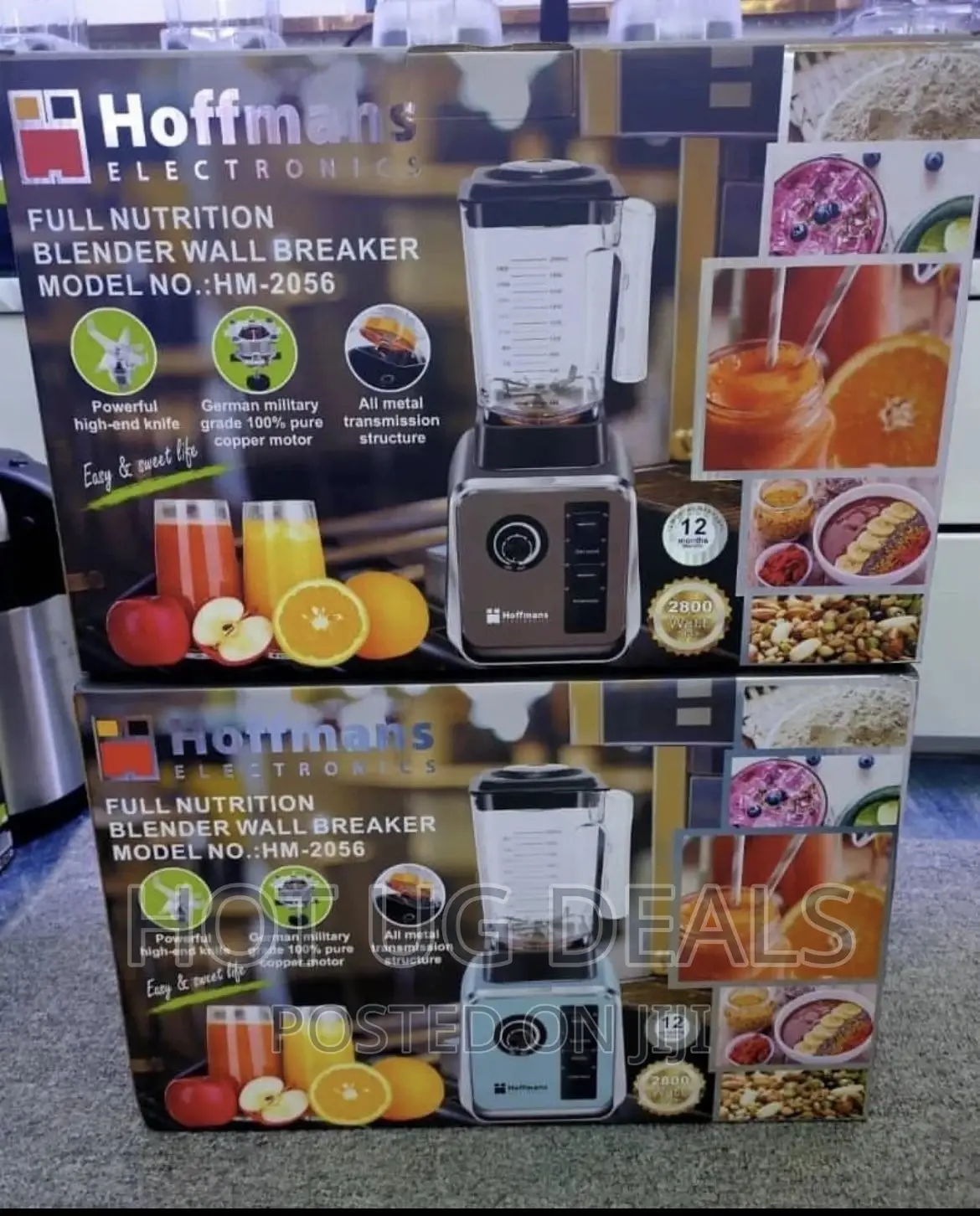 Hoffmans Full Nutrition 2l Commercial Blender Hm-2056