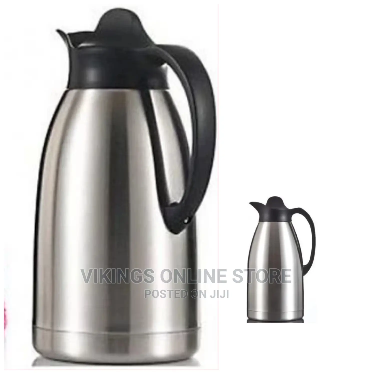 2 Litres Unbreakable Stainless Steel Vacuum-Silver