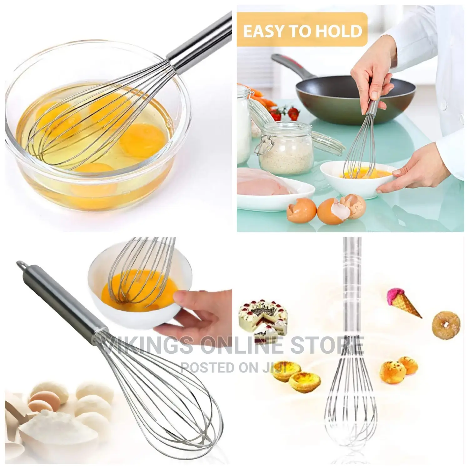 Stainless Steel Balloon Wire Whisk for Blending, Whisks