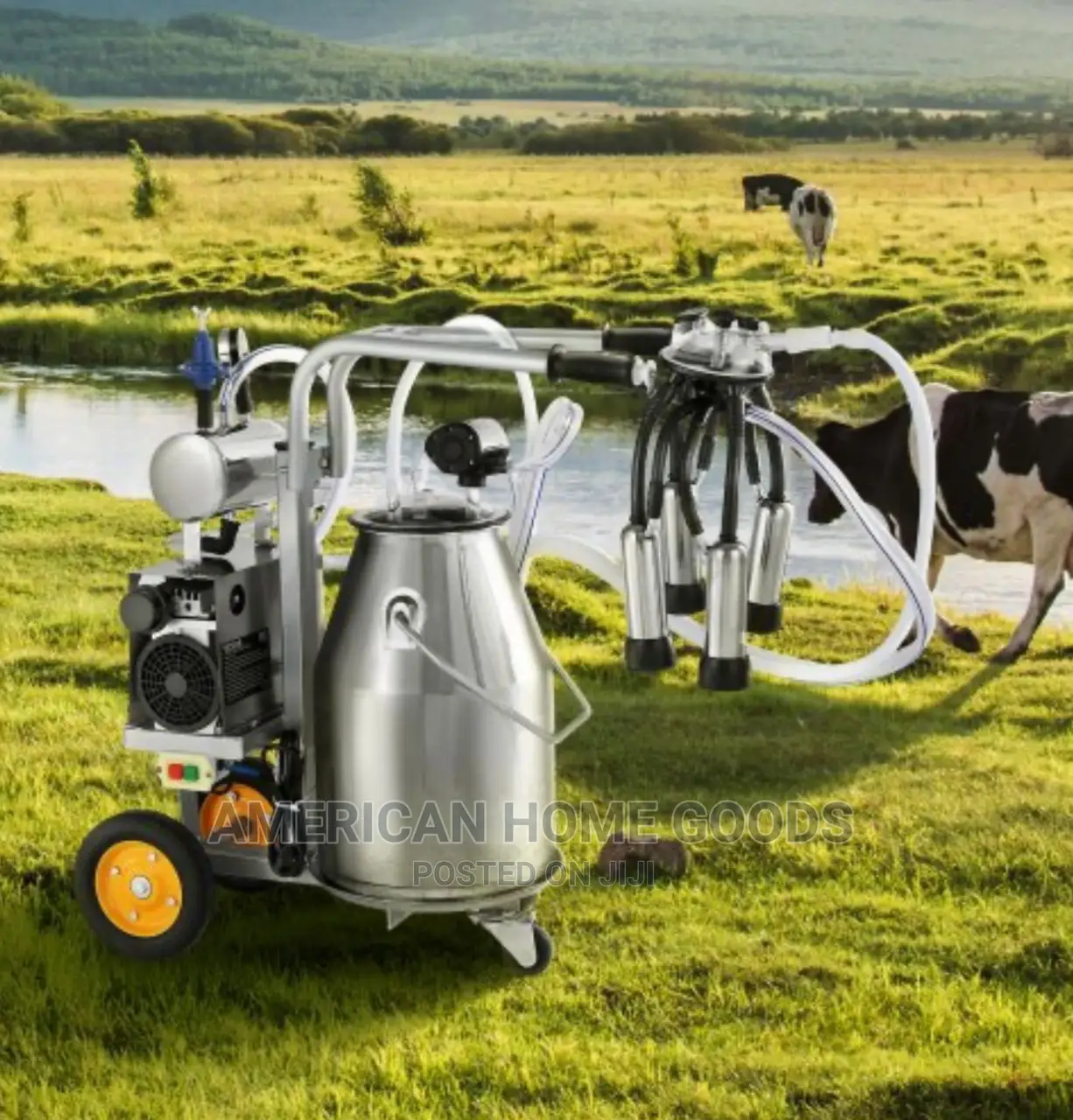 Vevor Electric Milking Machine 25l, 1440rpm, 10-12 Cows/Hour